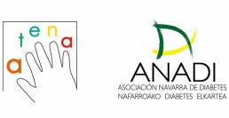Logo Atena y Anadi - Asociación Navarra de Diabetes